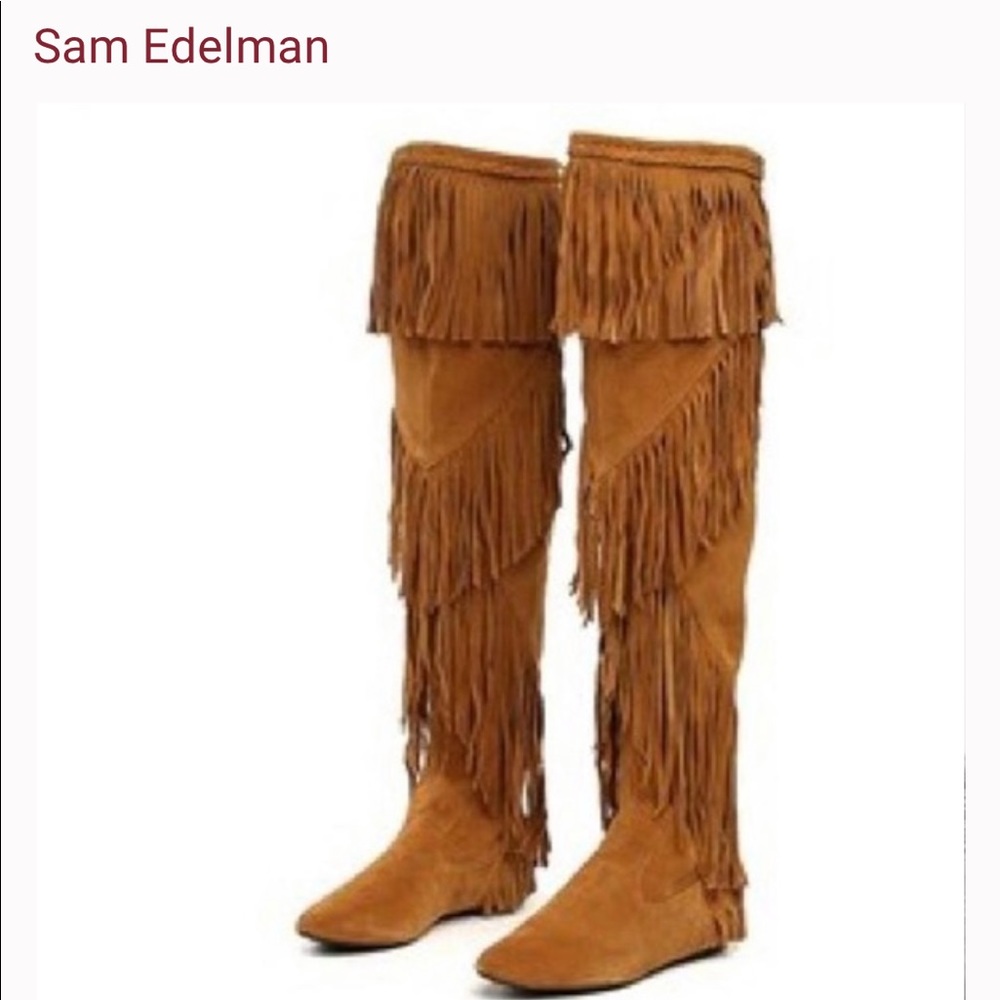 Sam Edelman “Uri” suede over-the-knee boots